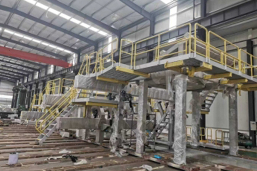 Structuur van de papierfabricageapparatuur